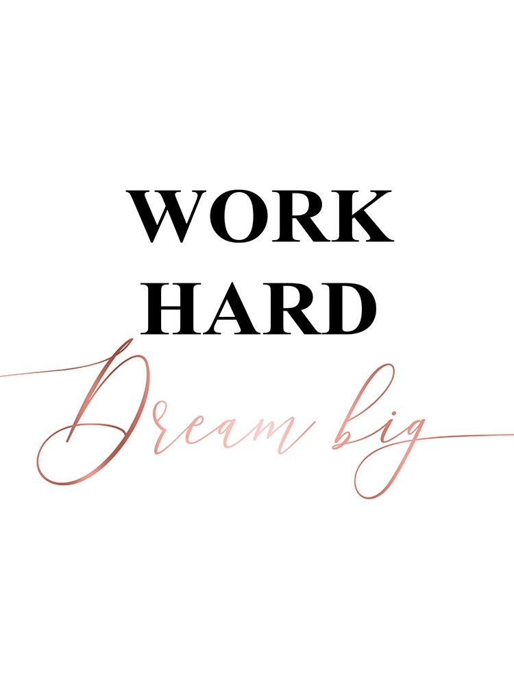 Inspirational Words Rose Gold 2 art print by Urban Epiphany for $57.95 CAD