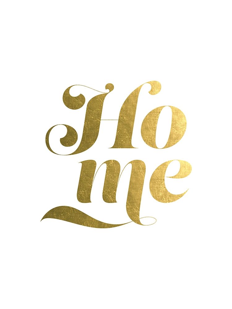 Home Gold art print by Urban Epiphany for $57.95 CAD