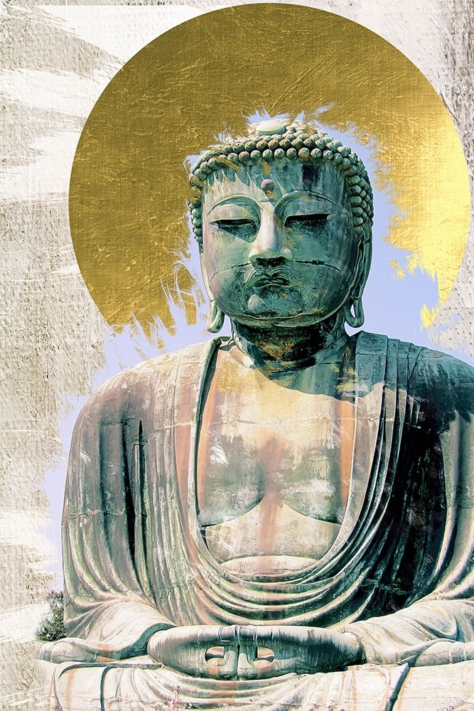 Japanese Buddha with Halo art print by Urban Epiphany for $57.95 CAD