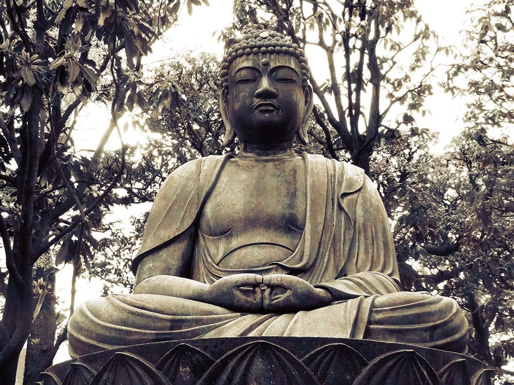 Japanese Buddha Statue 2 art print by Urban Epiphany for $57.95 CAD