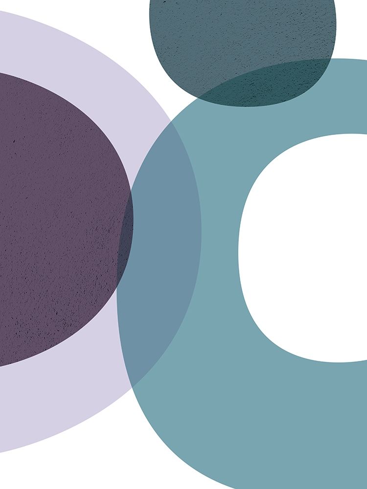 MidCentury Teal Purple 1 art print by Urban Epiphany for $57.95 CAD