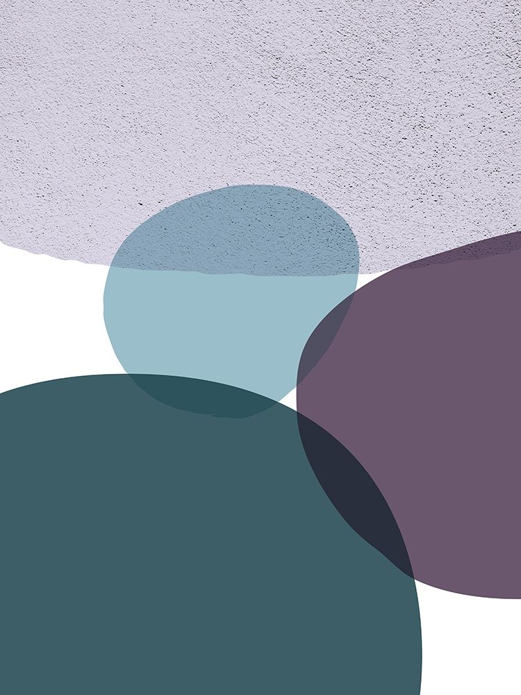 MidCentury Teal Purple 9 art print by Urban Epiphany for $57.95 CAD