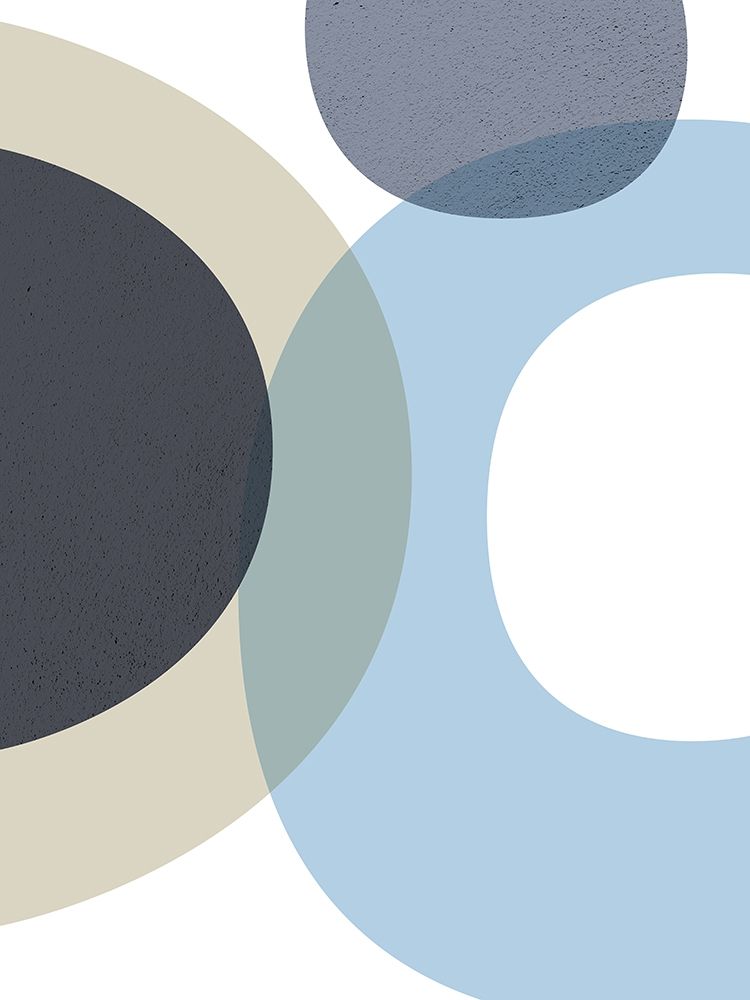 MidCentury Navy Taupe 1 art print by Urban Epiphany for $57.95 CAD