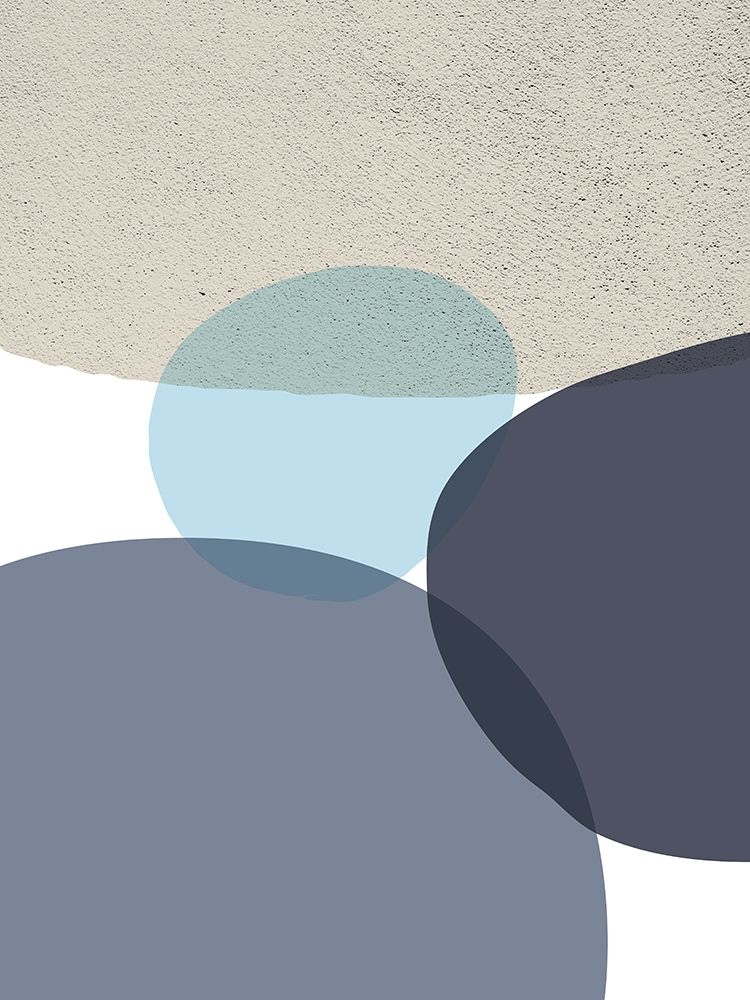 MidCentury Navy Taupe 9 art print by Urban Epiphany for $57.95 CAD