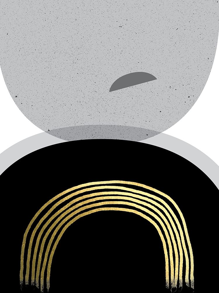 Black Gold Minimalist 2 art print by Urban Epiphany for $57.95 CAD