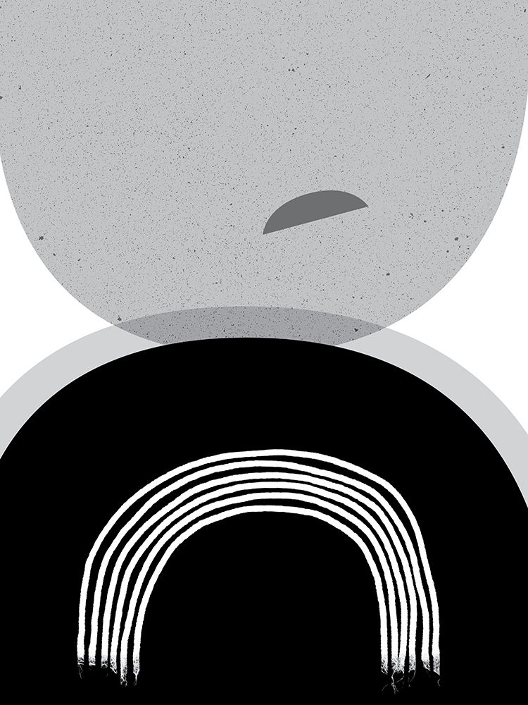 Black Grey Minimalist 2 art print by Urban Epiphany for $57.95 CAD