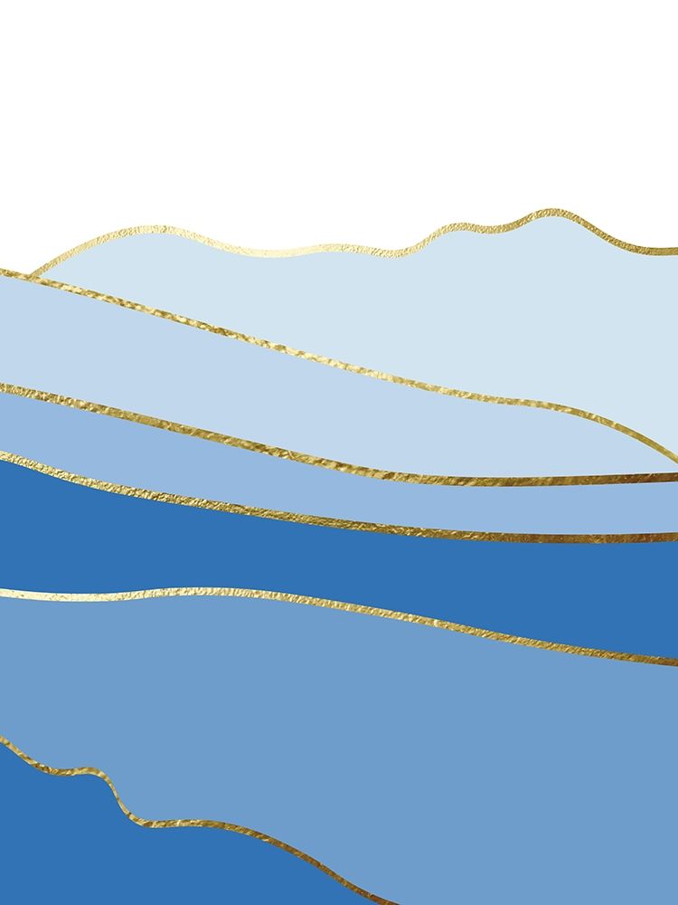 Blue Landscape 3 art print by Urban Epiphany for $57.95 CAD