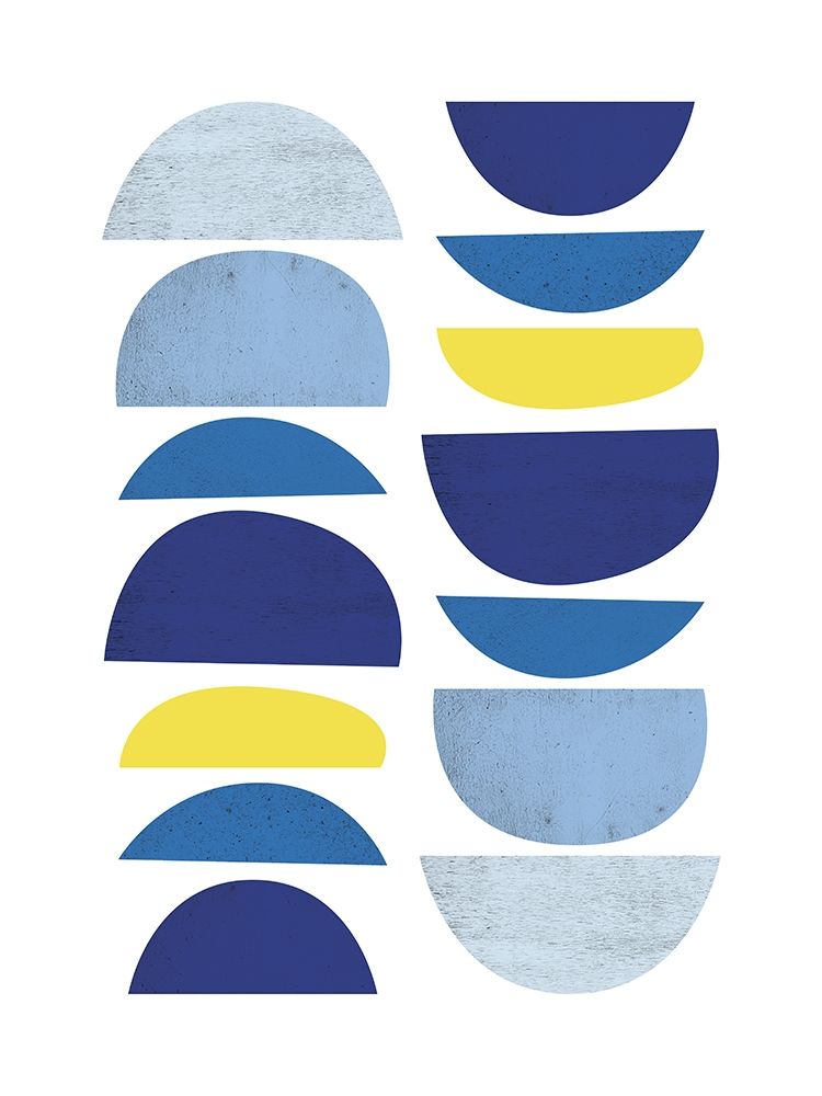 Blue Yellow Modern 1 art print by Urban Epiphany for $57.95 CAD