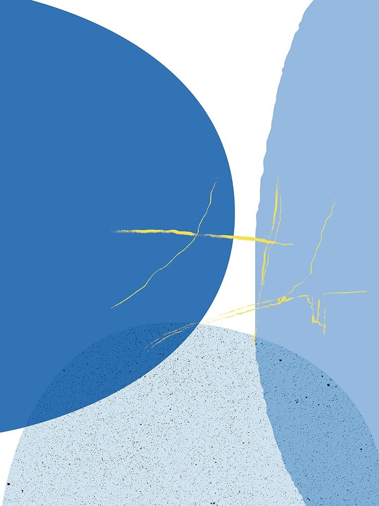 Blue Yellow Minimalist 1 art print by Urban Epiphany for $57.95 CAD