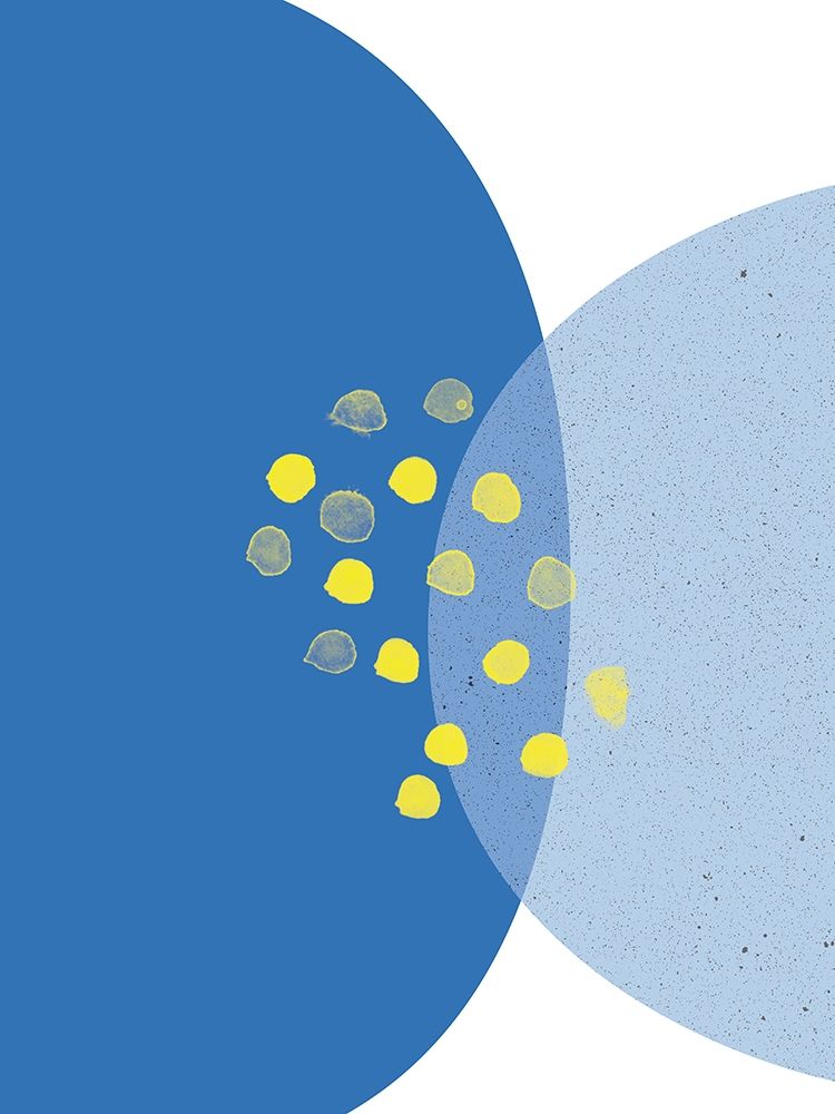 Blue Yellow Minimalist 3 art print by Urban Epiphany for $57.95 CAD