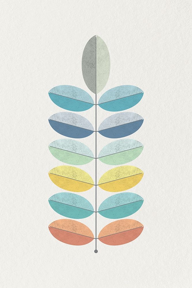 Mid Century Brights 2 art print by Urban Epiphany for $57.95 CAD