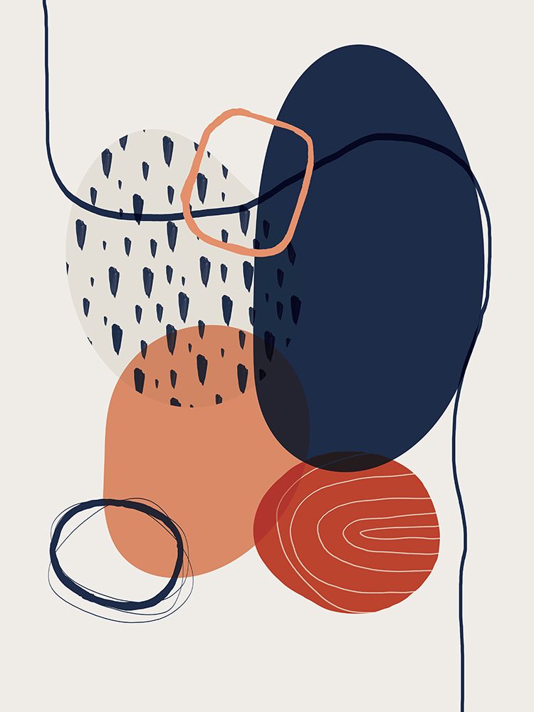 Abstract Red Clay 3 art print by Urban Epiphany for $57.95 CAD