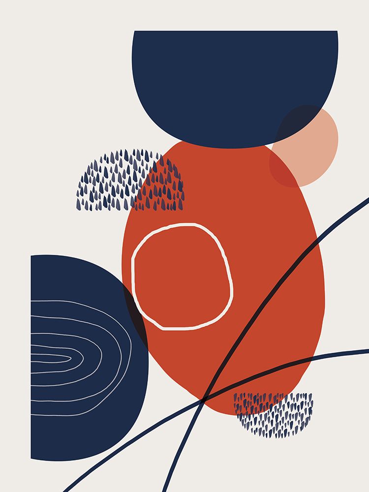 Abstract Red Clay 4 art print by Urban Epiphany for $57.95 CAD