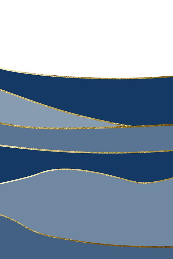 Navy Gold Landscape 3 art print by Urban Epiphany for $57.95 CAD