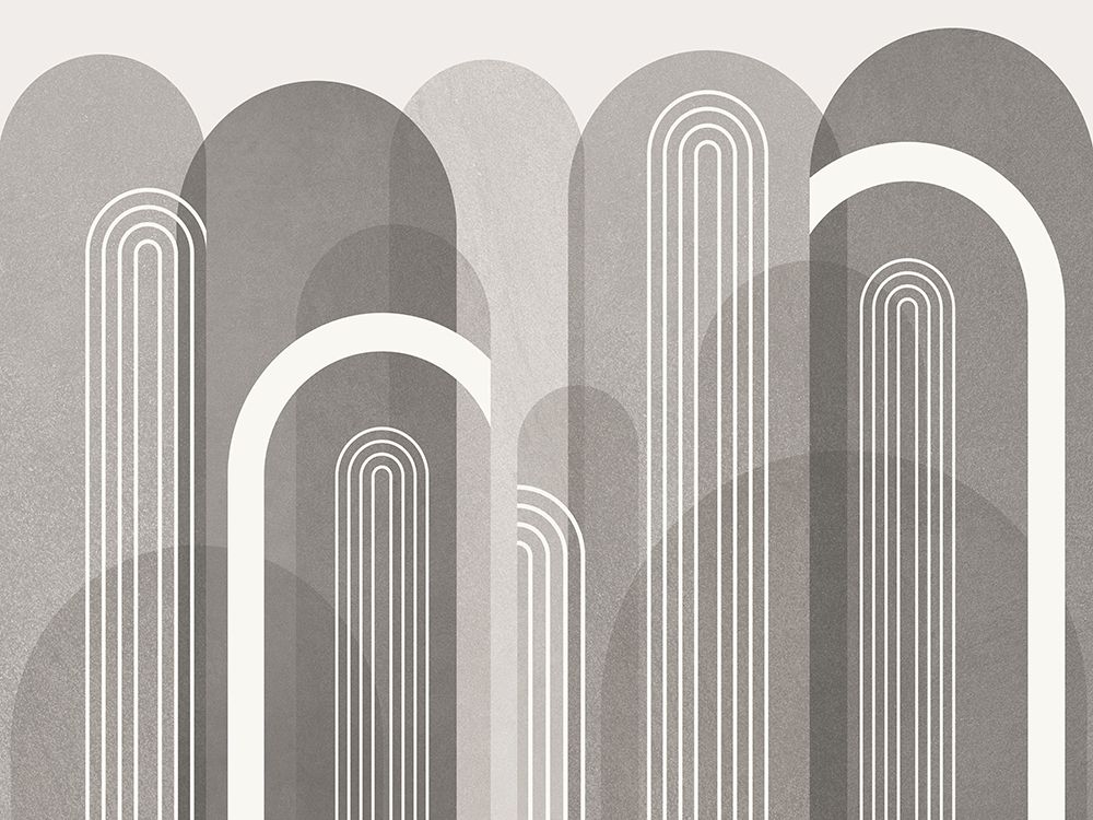 Mid Century Arches Stone art print by Urban Epiphany for $57.95 CAD