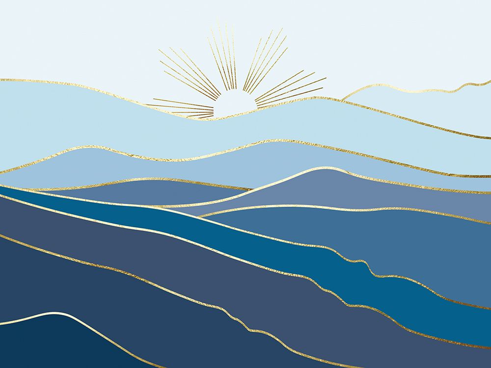 Landscape In Blue art print by Urban Epiphany for $57.95 CAD