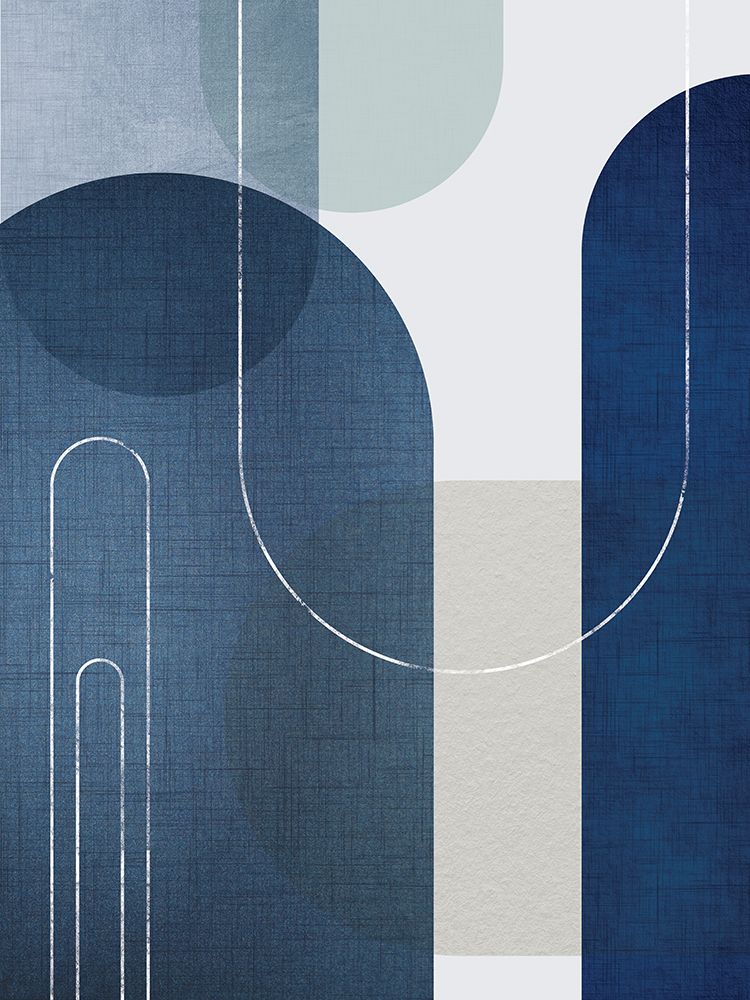Blue Linen Mountains 1 art print by Urban Epiphany for $57.95 CAD