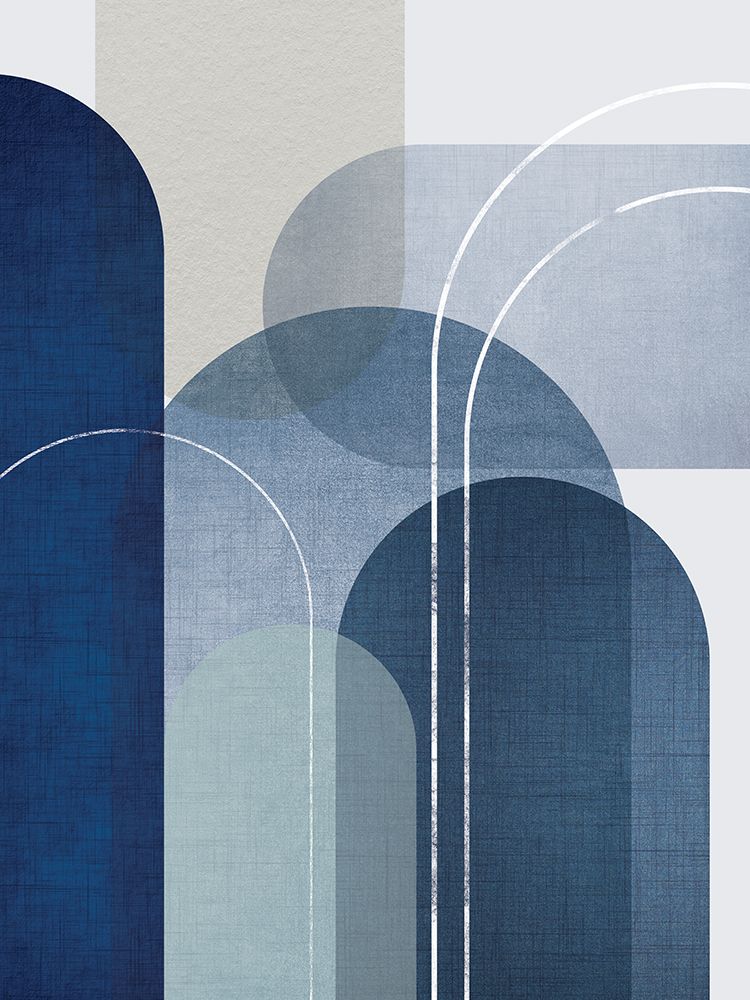 Blue Linen Mountains 2 art print by Urban Epiphany for $57.95 CAD