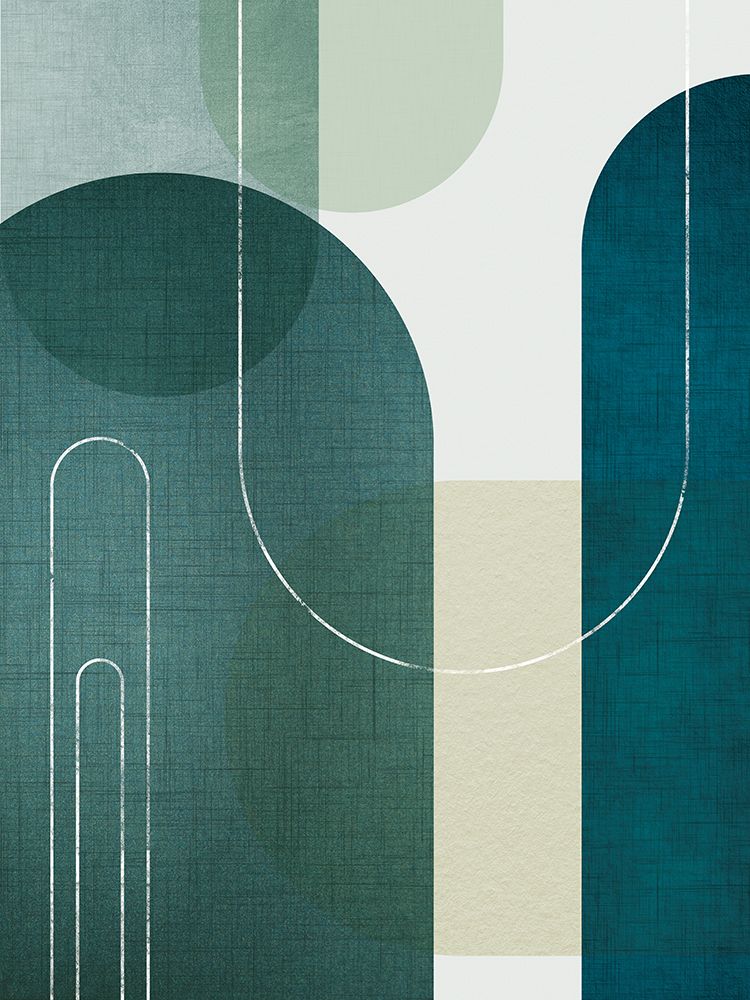Green Linen Mountains 1 art print by Urban Epiphany for $57.95 CAD