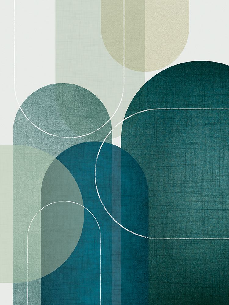 Green Linen Mountains 3 art print by Urban Epiphany for $57.95 CAD