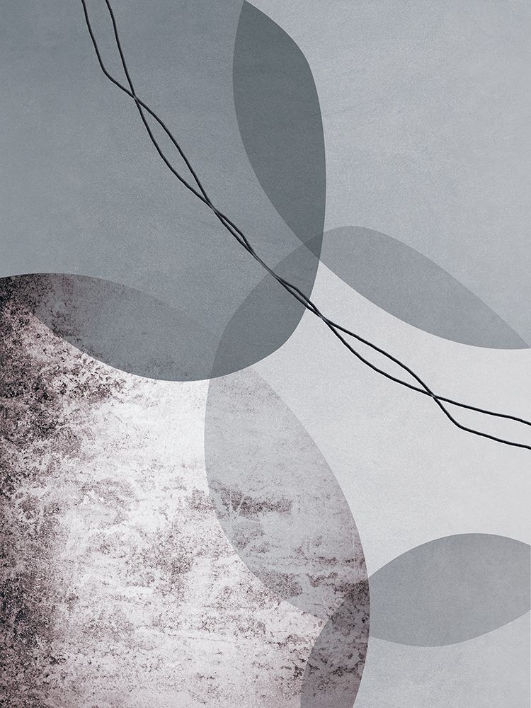 Distant Grey Abstract art print by Urban Epiphany for $57.95 CAD