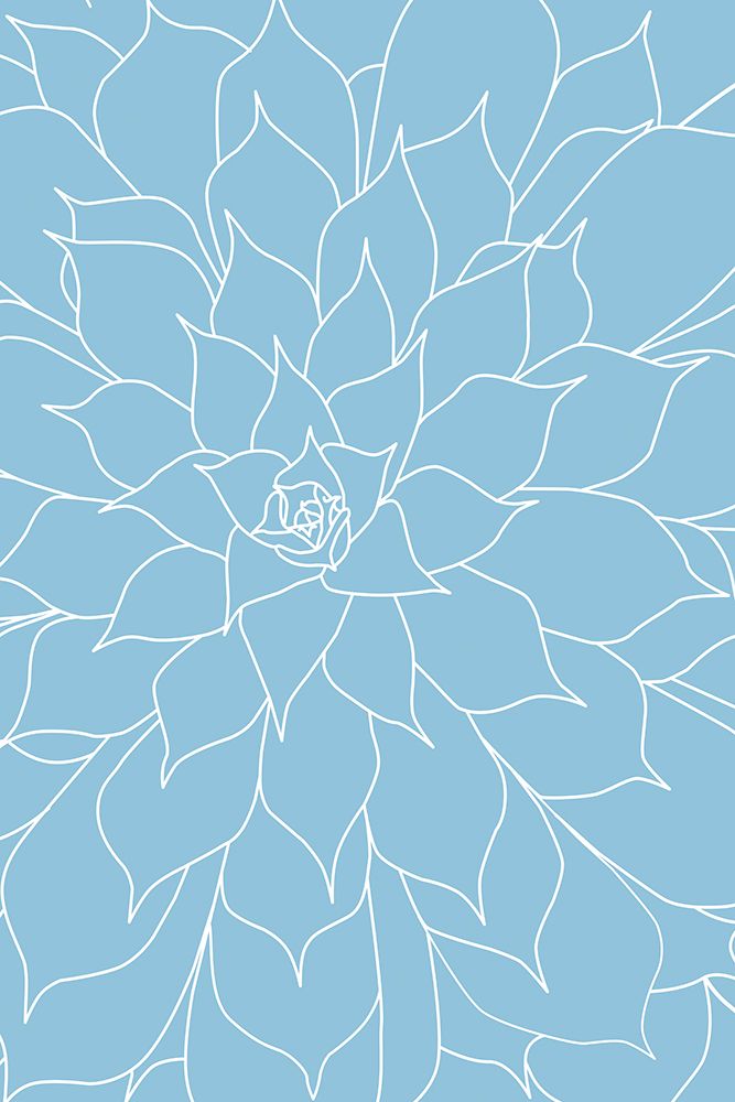 Blue Flower 1 art print by Urban Epiphany for $57.95 CAD