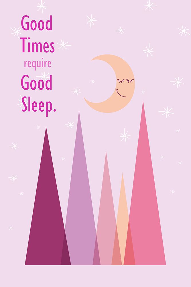 Good Times Good Sleep art print by Urban Epiphany for $57.95 CAD
