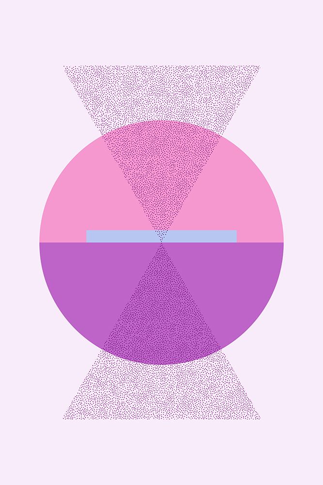 Pink Iconic Shape 1 art print by Urban Epiphany for $57.95 CAD