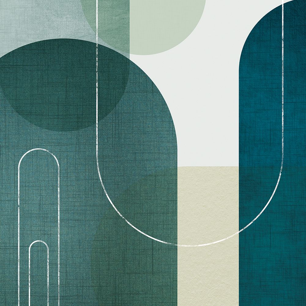 Green Linen Mountains 1 art print by Urban Epiphany for $57.95 CAD