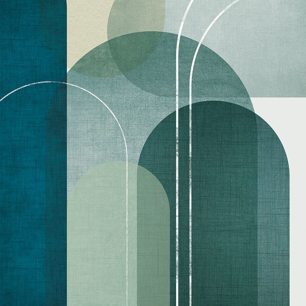 Green Linen Mountains 2 art print by Urban Epiphany for $57.95 CAD