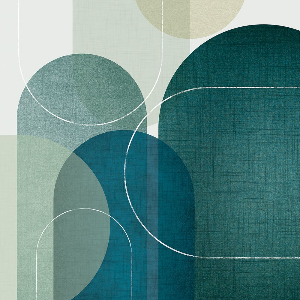 Green Linen Mountains 3 art print by Urban Epiphany for $57.95 CAD