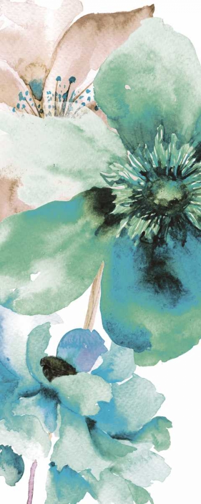 Indigo Petals 2 art print by Victoria Brown for $57.95 CAD
