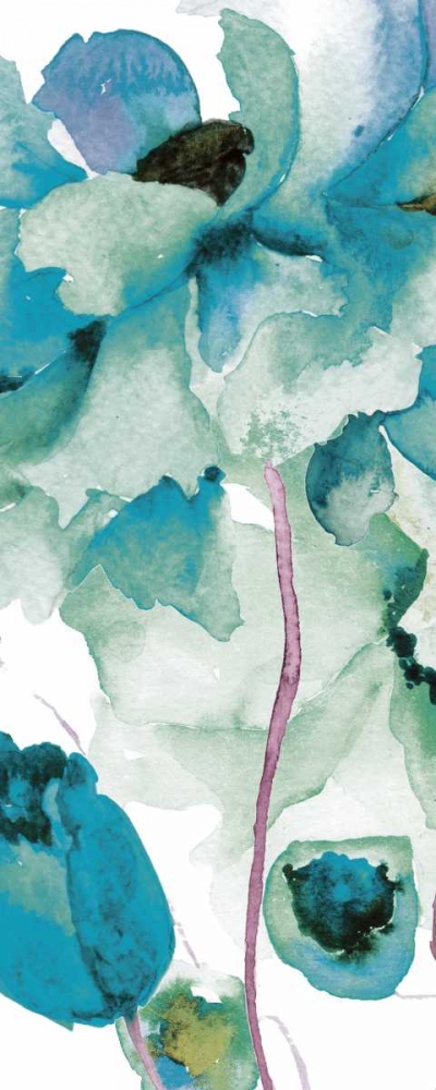 Indigo Petals 3 art print by Victoria Brown for $57.95 CAD