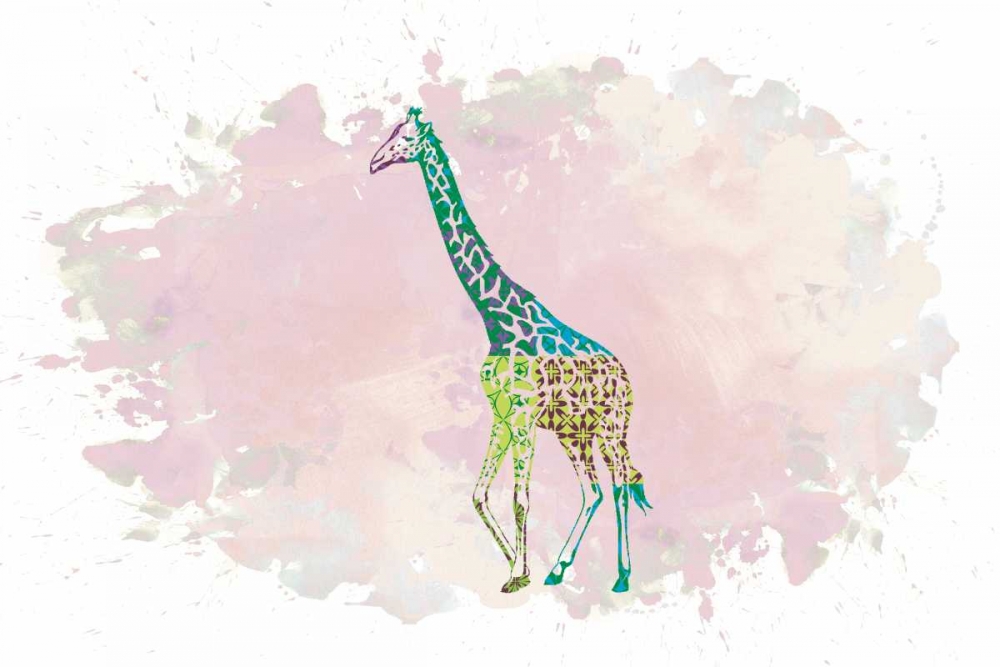 Giraffe art print by Victoria Brown for $57.95 CAD