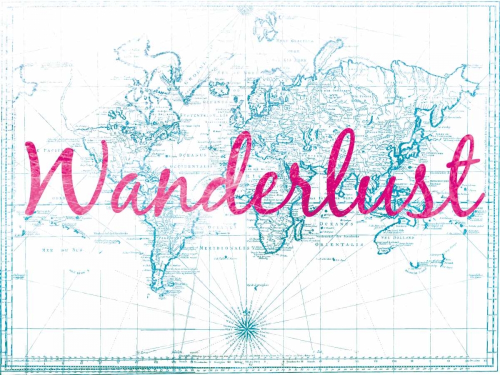 Wanderlust World art print by Victoria Brown for $57.95 CAD