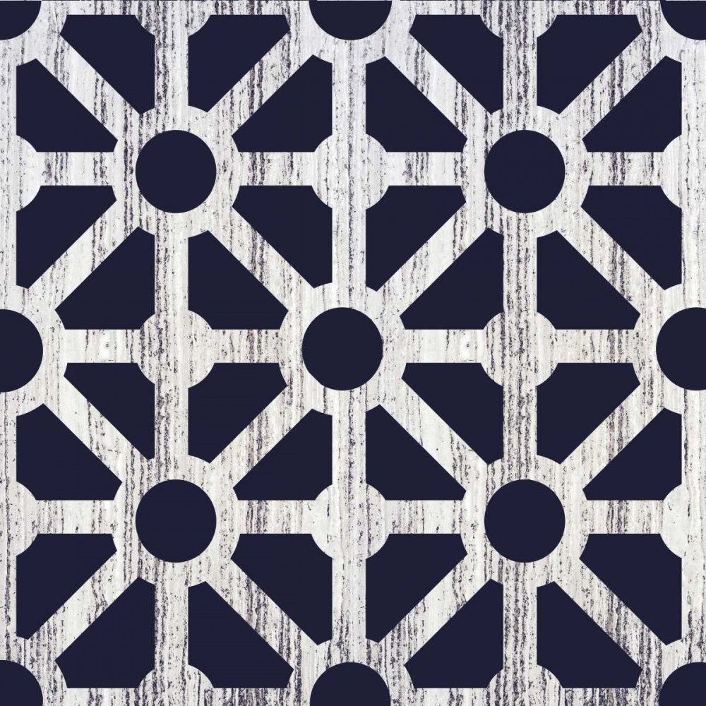 Navy Fence 2 art print by Victoria Brown for $57.95 CAD