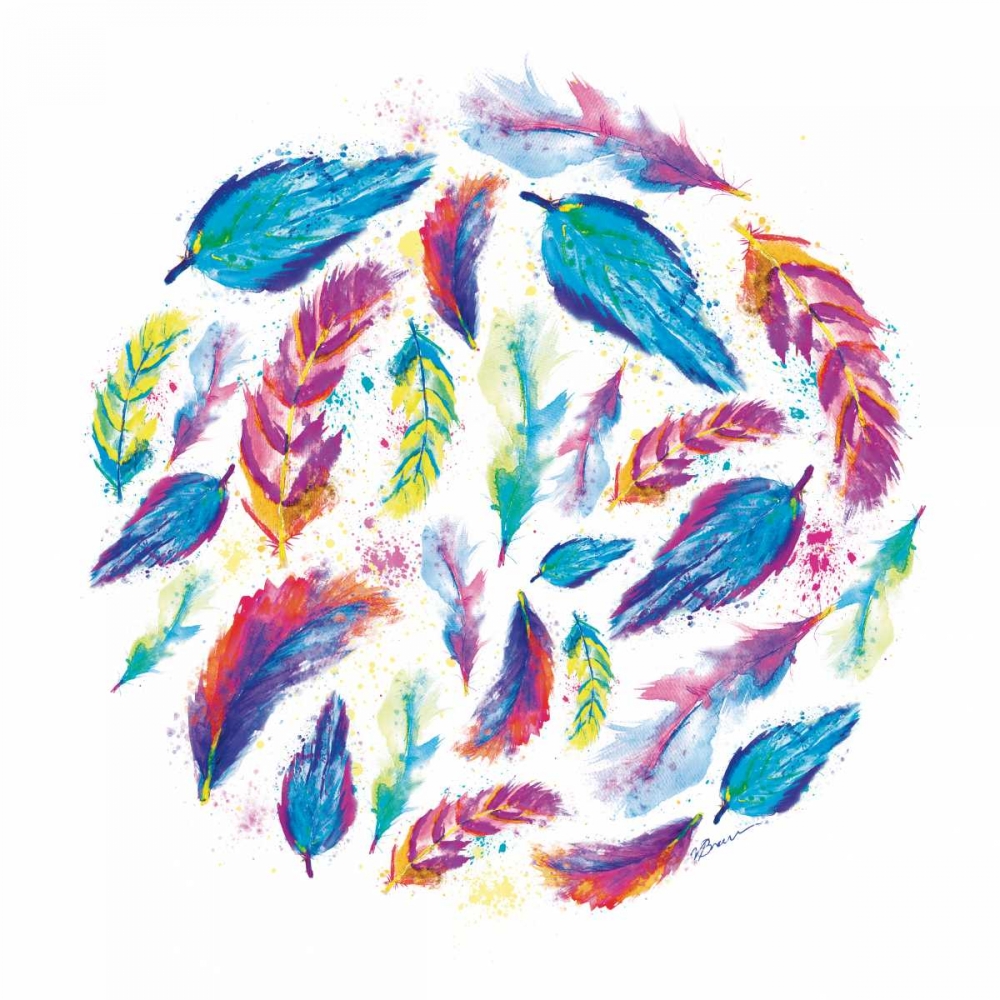 Feather Cycle art print by Victoria Brown for $57.95 CAD