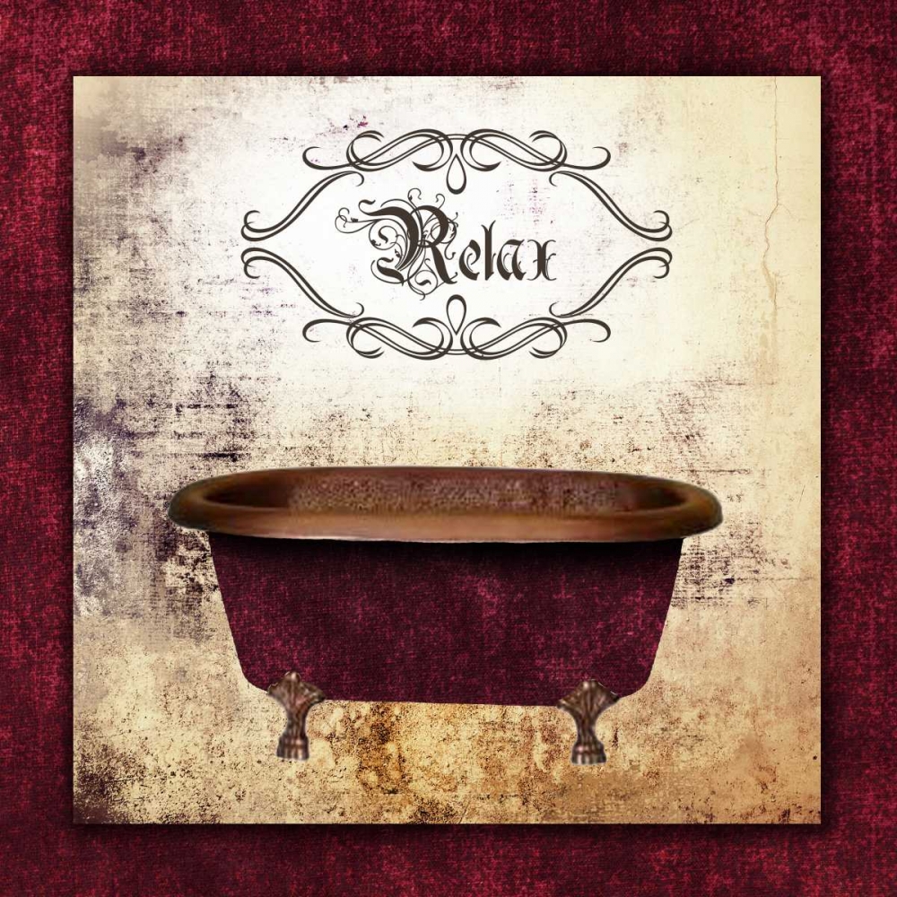 Relax Tub art print by Victoria Brown for $57.95 CAD