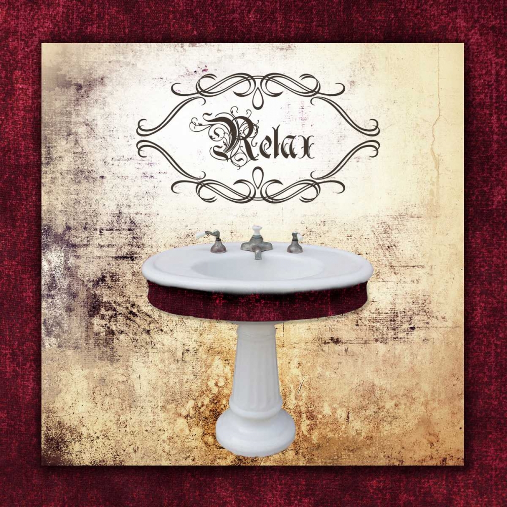 Relax Sink art print by Victoria Brown for $57.95 CAD