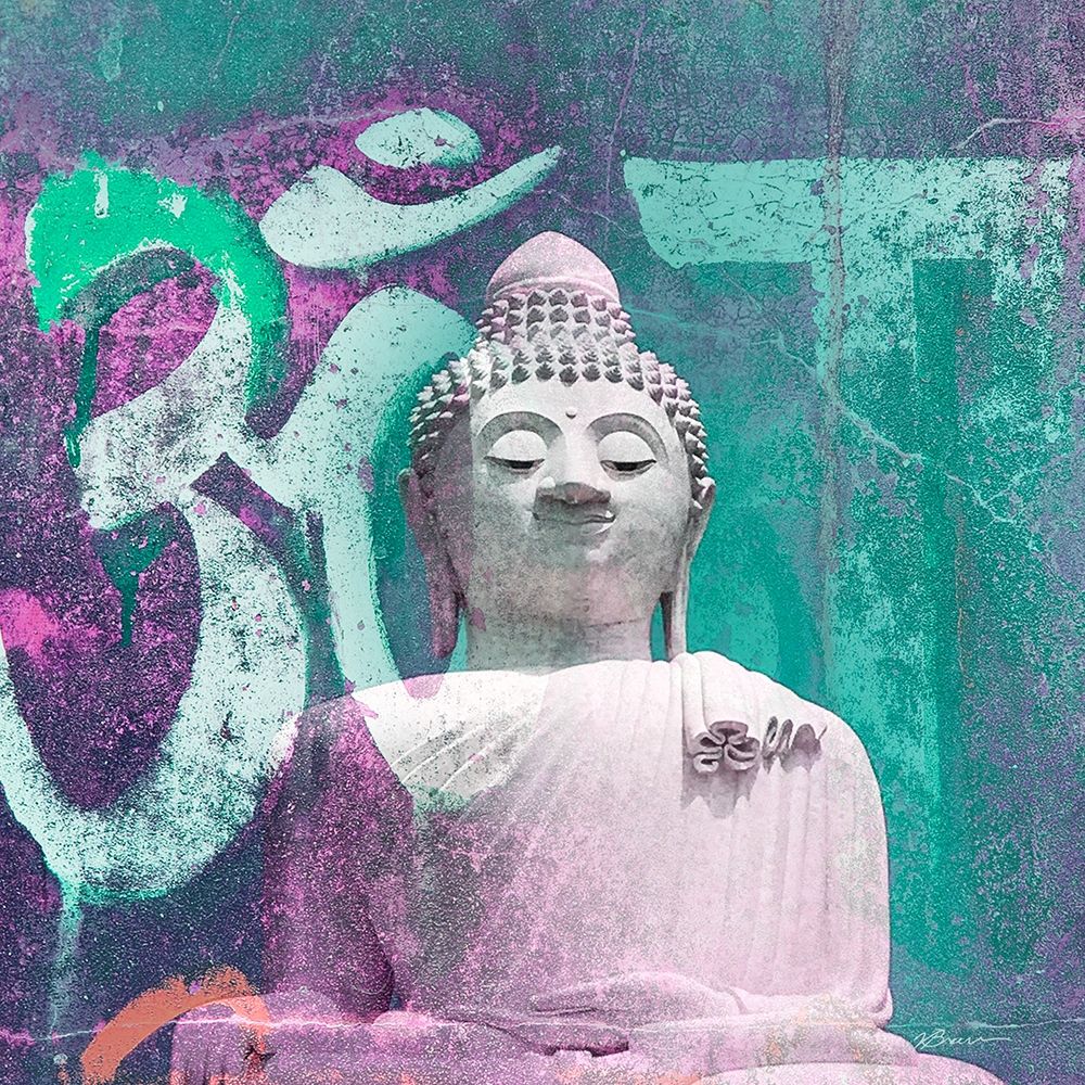 Om Big Buddah art print by Victoria Brown for $57.95 CAD