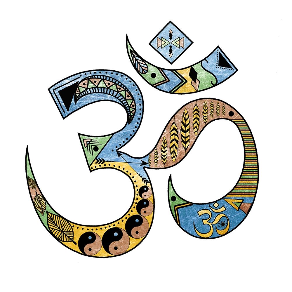 Om Flat art print by Victoria Brown for $57.95 CAD