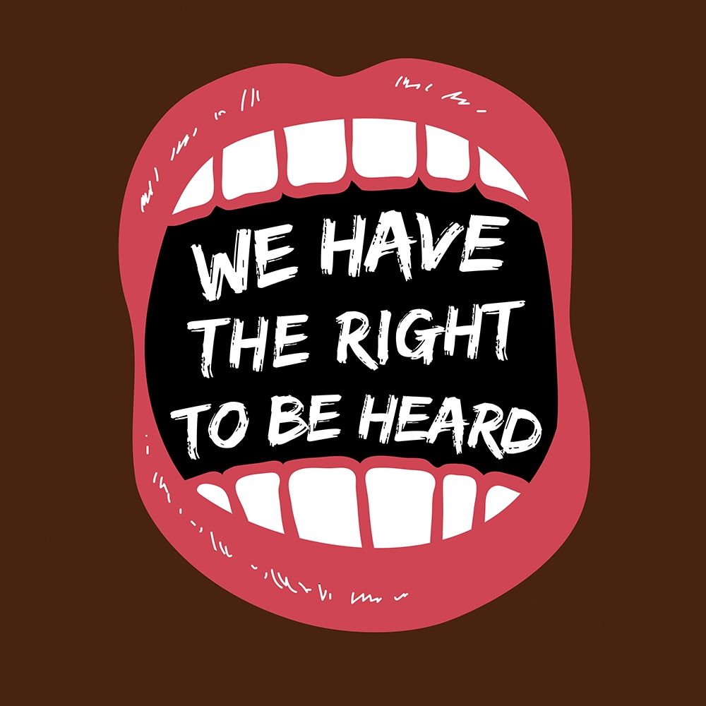 Hear Our Rights BLM art print by Victoria Brown for $57.95 CAD