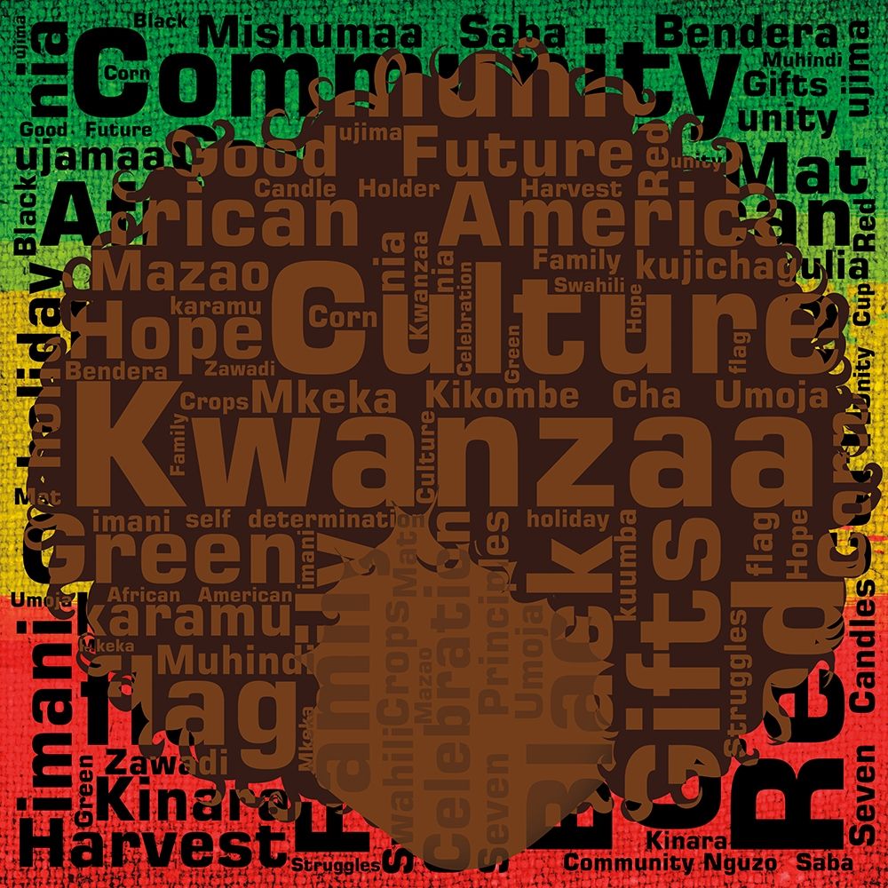 Kwanzaa Silhouette 1 art print by Victoria Brown for $57.95 CAD