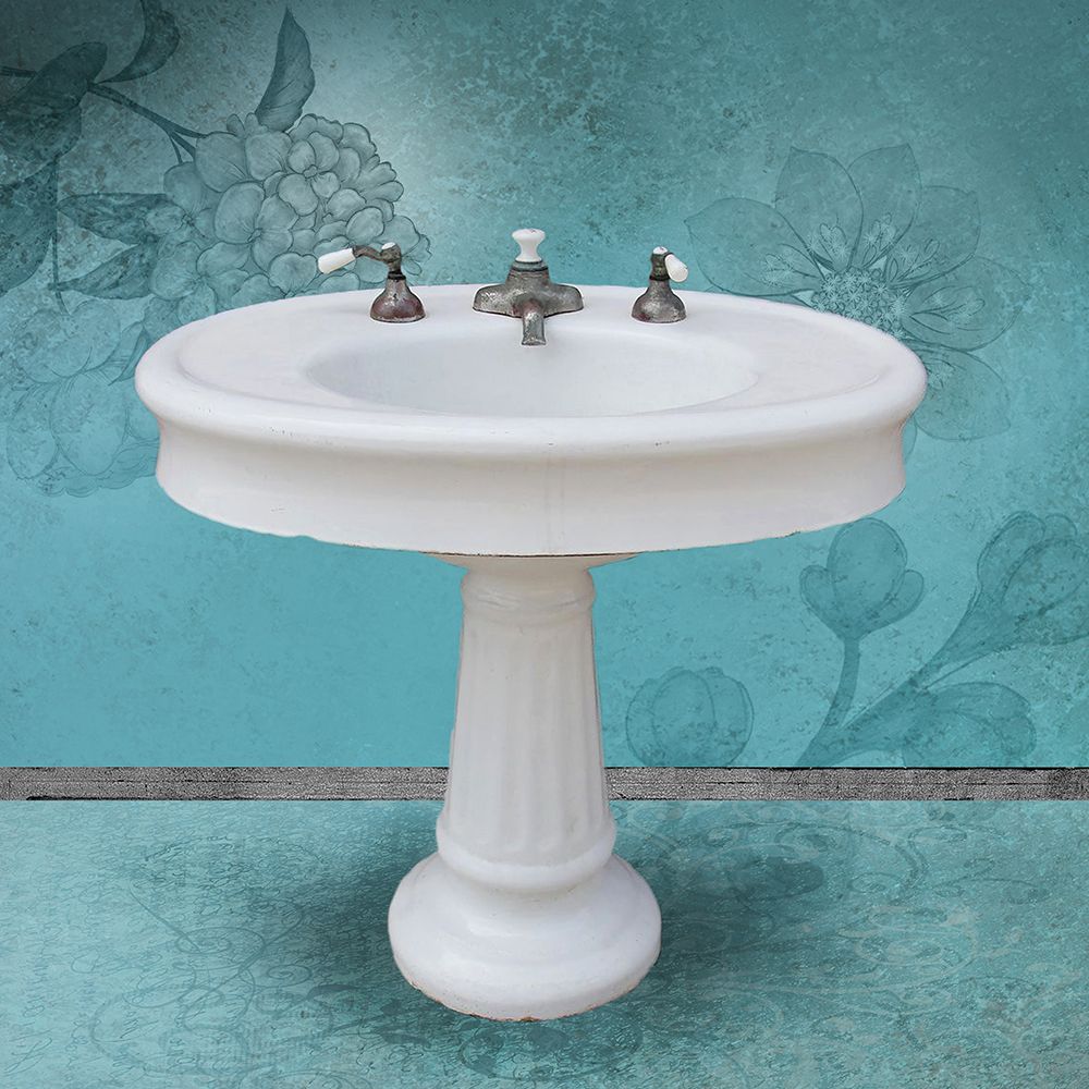 Aqua Sink art print by Victoria Brown for $57.95 CAD