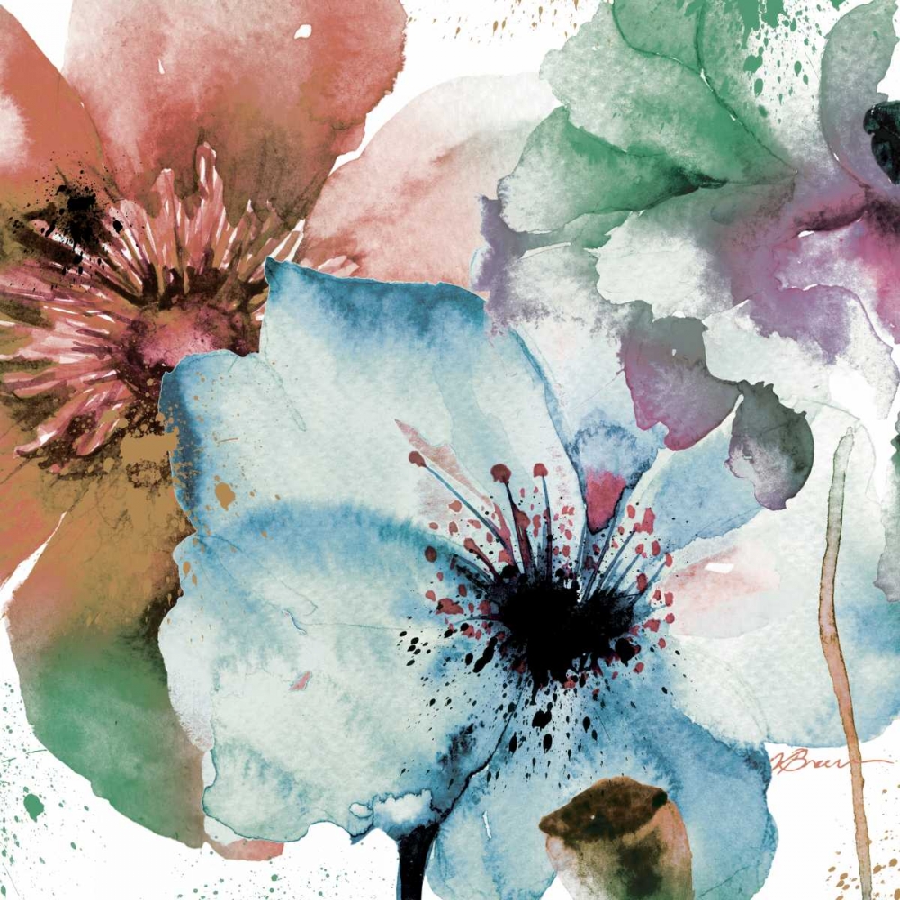 Pink Flowers 2 art print by Victoria Brown for $57.95 CAD