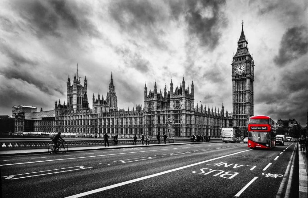 London Doubledecker art print by Victoria Brown for $57.95 CAD