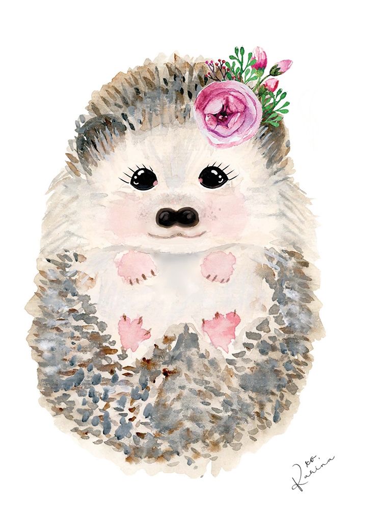Hedgie 2 art print by Karen Barski for $57.95 CAD