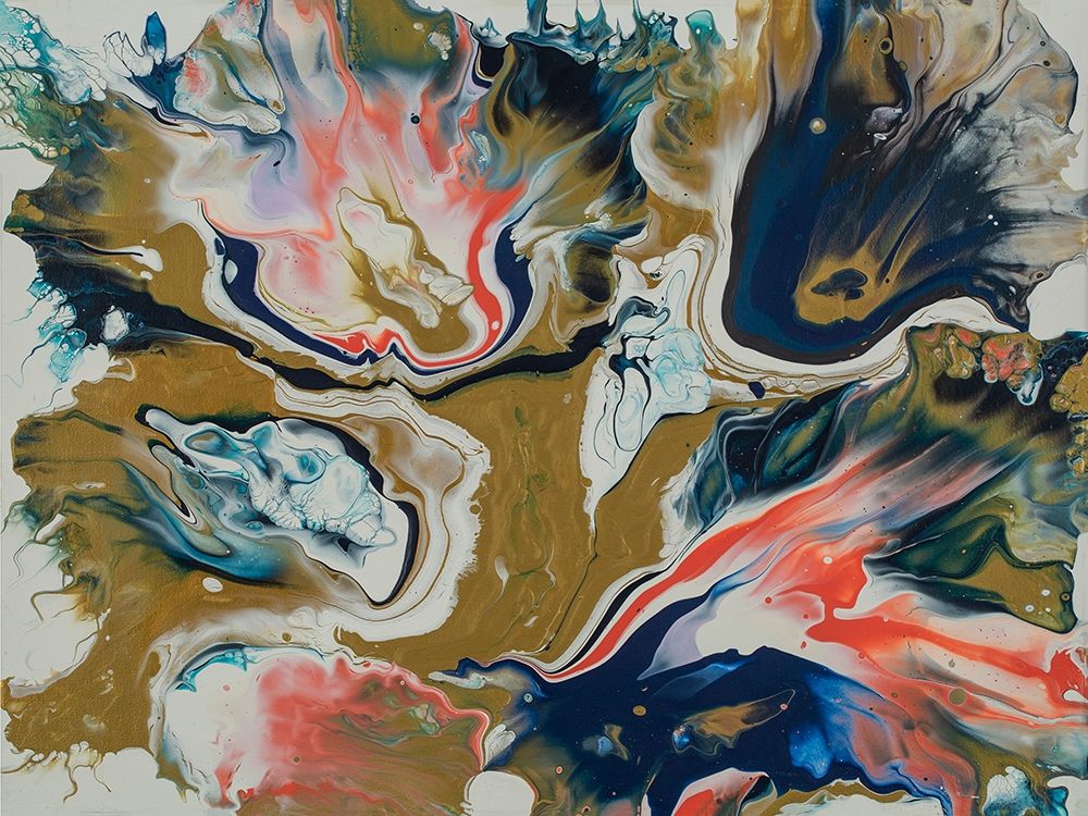 Vibrant Swirls 1 art print by Karen Barski for $57.95 CAD