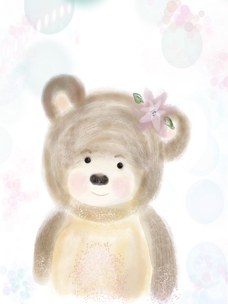 Adorable Bear art print by Karen Barski for $57.95 CAD