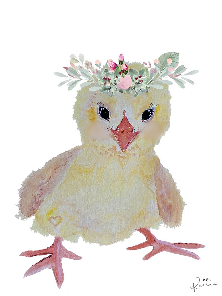 Cute Birdie art print by Karen Barski for $57.95 CAD